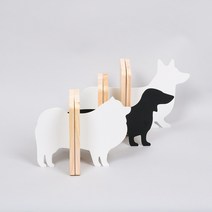 스토어베리 강아지 웰시코기 포메라니안 북엔드 book end, 03_닥스훈트