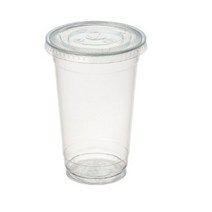 커피촌 92파이 PET컵 16oz + 평뚜껑, 470ml, 1세트