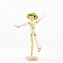 미술 보조용품 관절목각인형 크로키 그림 중