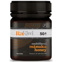 미국직구 라키위 생다화 마누카 허니 인증 MGO 50+ 에너기제 야생 비GMO 일상슈퍼푸드 정품 프리미엄 뉴질랜드 허니 8.82온스 (250g), 상세참조, 수량