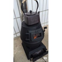 주물 화목 난로 가정용 무쇠 실내 캠핑 화로 옛날 쇠, B 모델