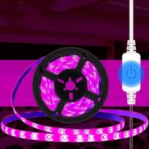 조립식비닐하우스 DC 5V USB LED 성장 빛 전체 스펙트럼 방수 UV Phyto 램프 실내 묘목 온실 수경 식물은 램프를 성장합니다, With Touch+1M 60leds+Not Water