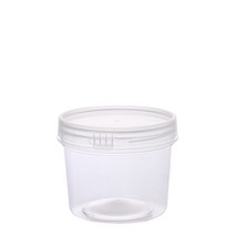 350ml 원터치 페트병 400개 견과류 원형 슬라임 플라스틱 원통 쿠키통 견과류 소분 보관 용기 대량, 350ml원터치(400개/1박스)