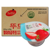 SB/뚜또식품/뚜또 코코딸기 250gX6개/젤리/푸딩, 6개, 250g