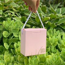 러블리 [에너지바 답례품] 스티커 제작 / 예약발송은 배송 요청사항 기재, 구성 3, 핑크, 10번-복주머니(문구변경X)