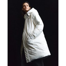 카파(kappa) 공용 화이트 익스플로러 컴뱃 네비카 구스 롱 다운 P224DMDJB54