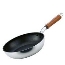 호쿠리쿠알루미늄 후라이팬 24cm [가스화 전용] 경량 센렌캐스트 테프론 가공 일제, 1개, 상품명참조