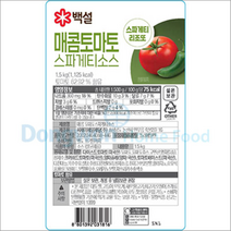 CJ 백설 매콤토마토 스파게티소스 1.5kg x 1개