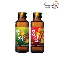 [웅진식품] 홍삼꿀D/헛개꿀D 100ml x20병 드링크, 종류:홍삼꿀D 20병