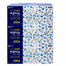TBN381634바른티슈 200매(215mmx215mm-2겹)x3개