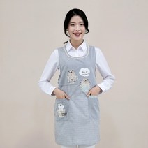 이솔홈 앞치마 원피스형 주방 공방 카페 바리스타 어린이집앞치마 모음, 머그 앞치마 02_그레이