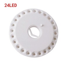 카페 테라스 어닝 내구성 휴대용 막대 조명 48/36/24 Led 전구 야외 정원 마당 잔디 랜턴 기둥 우산 야간, 01 24 LEDs