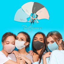 보띠랑스 보띠랑스 쿨스킨 패션 컬러 빨아쓰는 마스크 스트랩, A마스크_크림아이보리