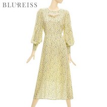 블루레이스 블루레이스 플라워나염플레어원피스_B2S1OP3241