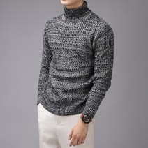 더맨쉽 소프트 체인꽈베기 목폴라 니트 OMTPL29002