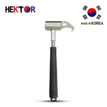 헥토르 국산 세종FG 캠핑망치 KP-300 스텐 무진동 해머 캠핑용품 팩망치, 1개