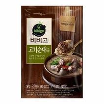 [한끼](냉동) 비비고 고기순대국 700g 간편식 아침대용 캠핑 자취생 필수품 간단식사 CJ 우리집 식재료, 25개