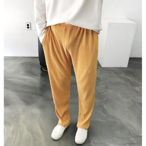 라일라이 / 간절기 봄 남녀공용 와이드핏 주름 밴딩 팬츠 긴바지