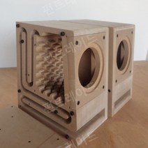 3인치 4인치 풀레인지 스피커 미로형 DIY 인클로저 스피커통, 4인치 한조