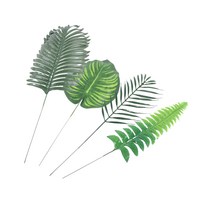 인테리어 잎사귀 장식_1p 촬영소품 야자수잎 조화, 수박잎