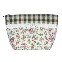 루비다이야 파우치1 만들기 퀼트 바느질키트 DIY 패키지, 1개, 804.플라워 내츄럴