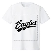 한화 이글스 로고 의류 텐트용 열전사지 시트지 스티커 캠핑도구 리폼 전사지, 흰색