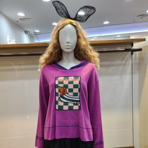 강아지후드니트BAKP15241, 바이올렛 OS