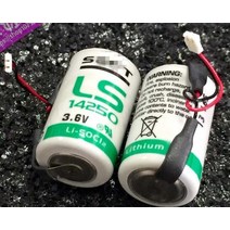 교체용 프랑스 브랜드 뉴 원제품 리튬 LS14250 3.6V 1 2AA PLC 산업용 플러그 포함 5 개 ~, 01 3V_01 5개