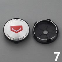 4pcs 60mm55mm vossen 엠블럼 스티커 휠 센터 캡 자동차 커버 바퀴, 09 7