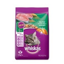 위스카스 포켓참치 고양이 사료, 곡물, 1.2kg, 6개