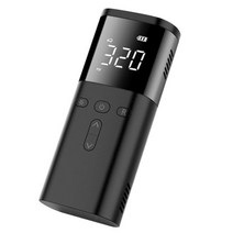 EAFC 무선 자동차 타이어 팽창기 충전식 미니 전기 공기 압축기 풍선 펌프 LED 램프 보조베터리 기능, 다크 그레이, 다크 그레이