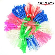 야광 꼴뚜기 50개묶음 6~9cm 웜 루어 대구 문어 지깅 축광채비, UV오렌지펄, 8cm-50개입/UV오렌지펄