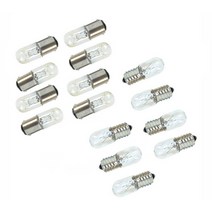 꼬마 전구 5개 과학 교구 교재용 파이롯트 램프 셀프 DIY 만들기 자재, E10(스크류 타입) 12V - 5개