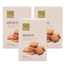 올가홀푸드 버터쿠키, 80g, 10개