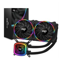 일체형 CPU 수냉식 라디에이터 게이밍pc 냉각펜 세트, 아이스 타워 V240 레인보우 에디션