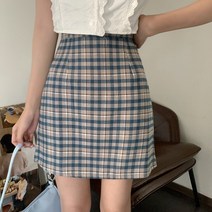 FLI 실제 -실제 가격 100%파이버 지퍼+내부 격자 무늬 치마 여자 가방 힙합 a- 라인 스커트 ZA-234614