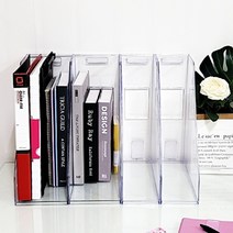 2P 유니크 크리스탈 86 화일박스 1SET 투명서류정리문서정리화일박스화일케이스서류 정리함화일꽂이, 단품
