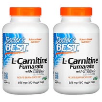 Doctors Best L 카르티닌 푸마르산 855mg 180캡슐 2병