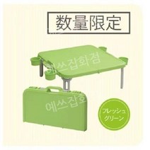 피크닉 테이블 야외 휴대용 소형 접이식 레저 테이블, 그린