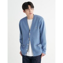 [빈폴]스카이 블루 코튼 블렌드 티핑 카디건(BC265AA11Q)