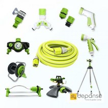 데팡스 호스 관수 연결구 호스릴 호스 타이머 스프링클러 워터건 커넥터 부품 모음, 호스:소프트파워 호스 단품 22.5m