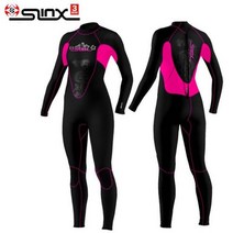 스킨스쿠버슈트 잠수슈트 Slinx1102 여성 전신 스쿠버 다이빙 잠수복 3mm 네오프렌 겨울 수영 서핑 스노클링 스피어피싱 수상 스키, XL, Slinx Wetsuit