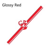 자동 후드 커버 자동차 긴 줄무늬 스티커 비닐 필름 데칼 재미 DIY 세련된 자동차 경주 스포츠 스티커 자동차 튜닝 액세서리, 04 빨간