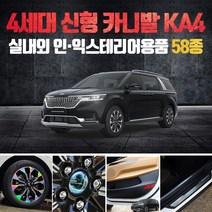 포원) 기아 카니발 4세대 KA4 실내외 튜닝 몰딩 악세사리, B타입 - 스웨이드브라운