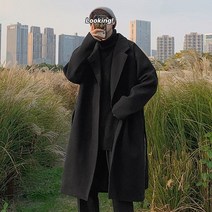 남자 반코트 가을 재킷 빅사이즈 아우터 가을 녹색 코트 간절기 트렌치 롱코트 자켓 더플 키작은 하객룩