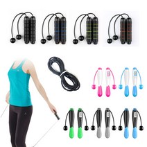 도매창고 선 줄없는 줄넘기 실내 유산소 다이어트 무선 노라인 디지털 전자 스마트 카운터 카운트 길이조절, NO줄넘기-고급형-블랙+그레이