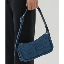 [빠른출고]/메종미네드 [무료반품] (W) WASHING DENIM OVAL BAG - BLUE