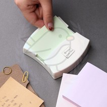 새임 점착메모지 리필 100매 핑크 메모큐브 점착메모지 스티키노트