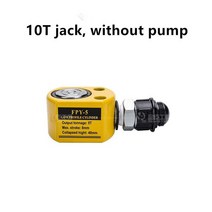 5T 10T 초박형 유압 리프팅 잭 휴대용 분리형 부스터 오일 실린더, 06 10T without pump