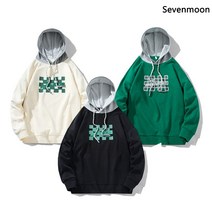 Sevenmoon 긴 팔 티 셔츠 날염